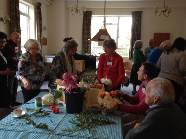 Flower arranging 