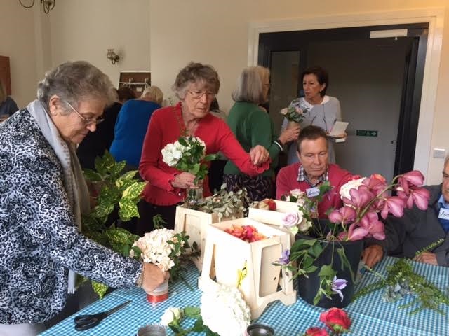 flower arranging 