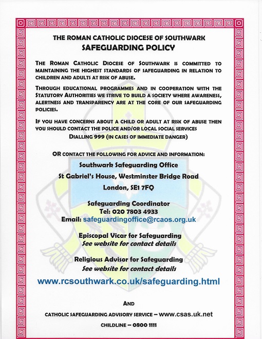 Diocesan Safeguarding Policy